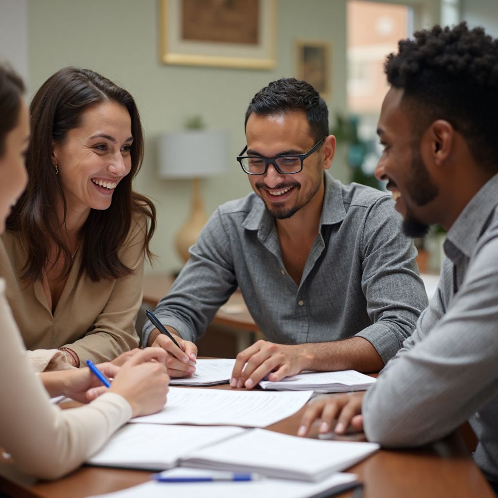 Financial workshop in progress